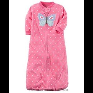 Carter’s Pink Butterfly Baby Girls’ Sleep Sack S